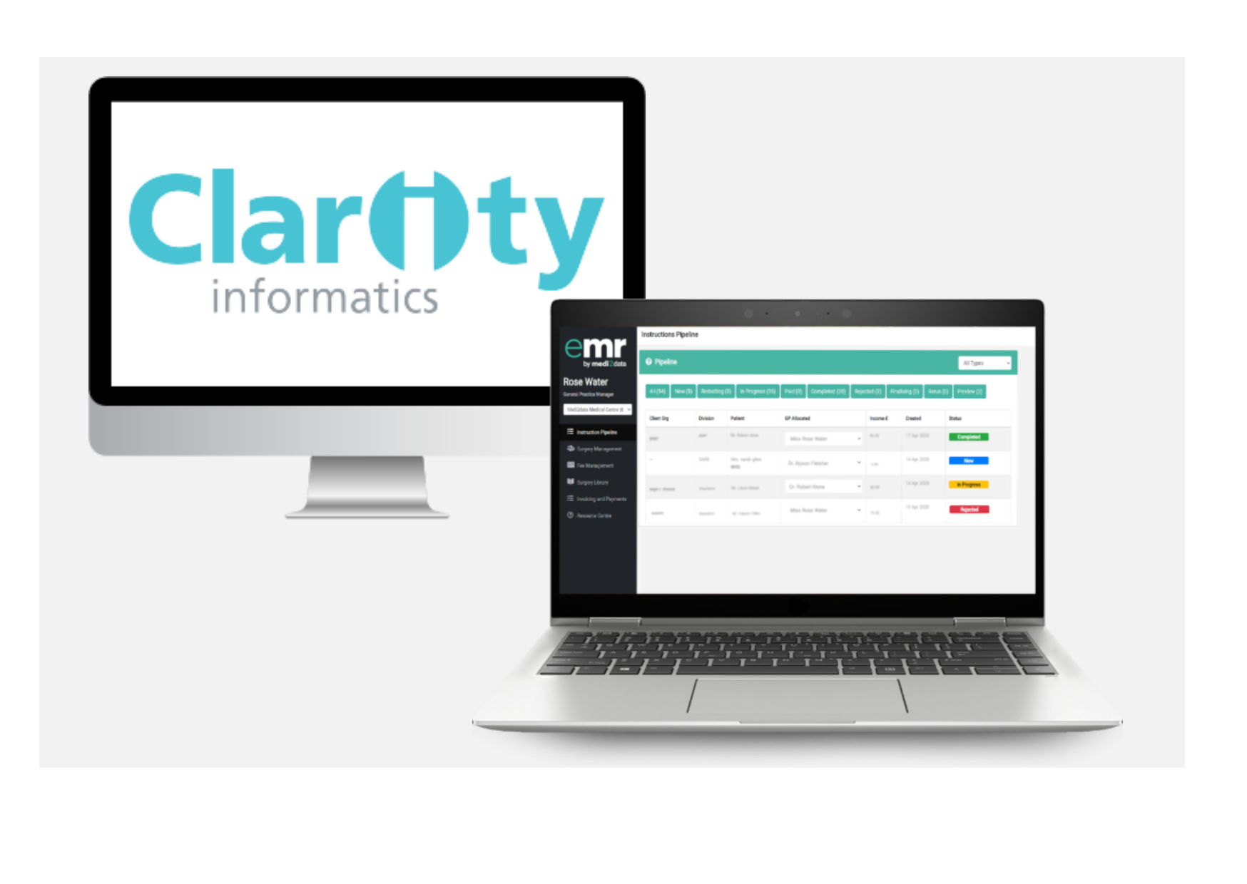 Clarity and medidata